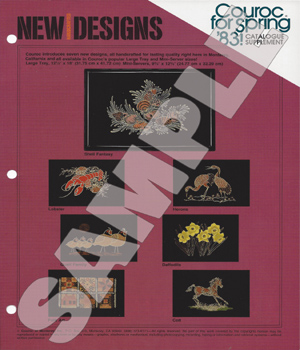 Couroc of Monterey-51 Couroc Product Catalogues 1958 to 1985.